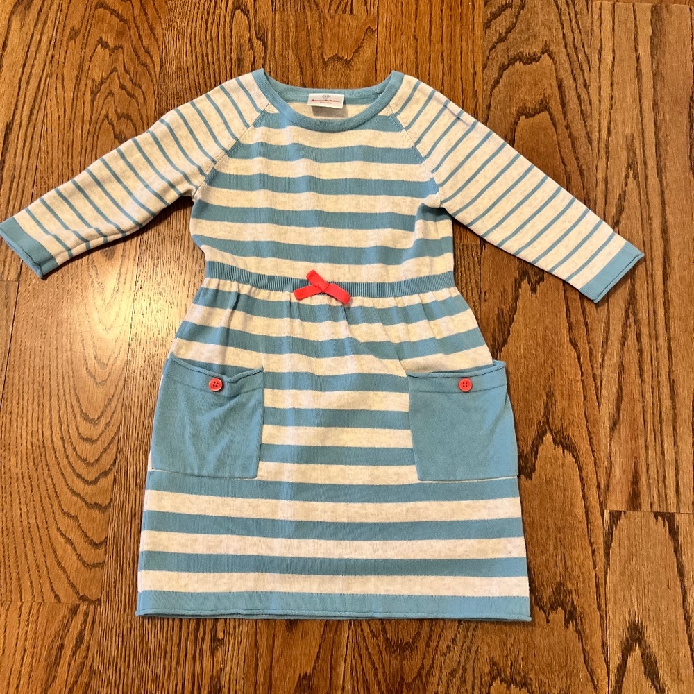 Hanna Andersson sweater dress, size 110, US 5
